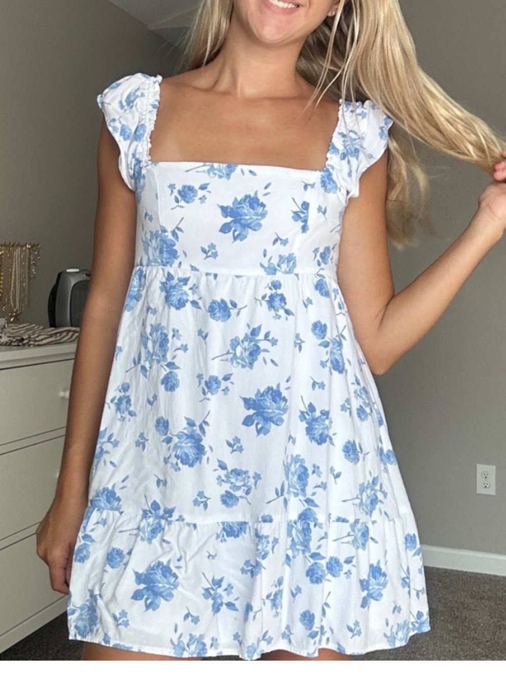Hollister floral mini dress